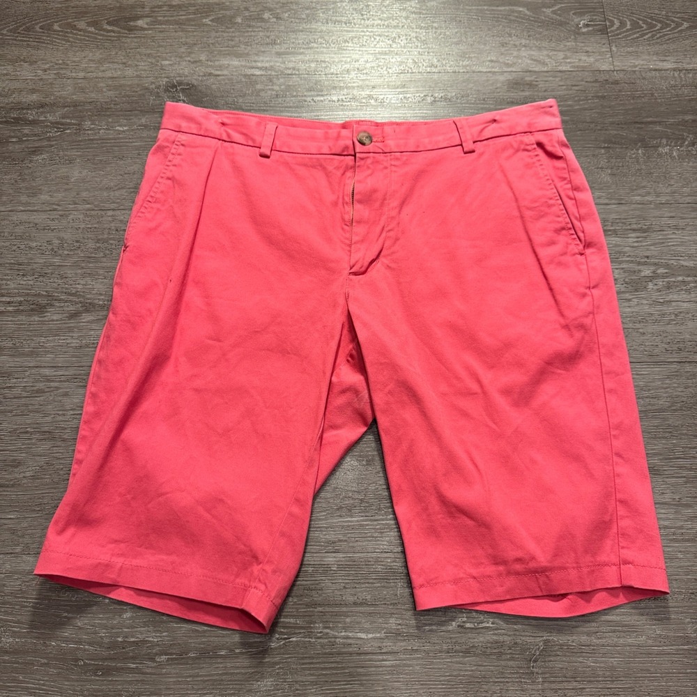Vineyard Vines Breaker Shorts Mens 33 Pink Cotton Preppy Golf Coastal Minimal